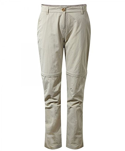 Craghoppers Damen NosiLife Zip Off Hose (20UK/46EU - R) (Wüstensand)