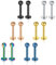 12PCS 1.2mm Surgical Steel Labret Lip Ring Tragus Helix Earring Stud Piercing Jewelry,Briana Williams