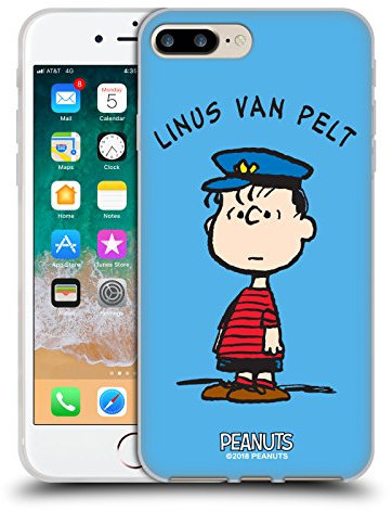 Head Case Designs Offizielle Peanuts Linus Van Pelt Persöhnlichkeiten Gelhülle [Militärischer Schutzgrad] Kompatibel Mit Apple iPhone 7 Plus/iPhone 8 Plus Und Kompatibel Mit MagSafe