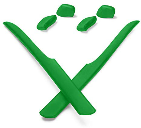 Mryok Replacement Earsocks Nosepieces Kits for Oakley Fast Jacket XL Sunglass - Dark Green