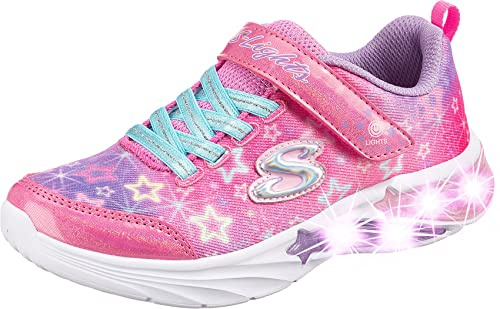 Skechers Mädchen Star Sparks Sneaker, Pink Mesh Multi Trim, 35 EU