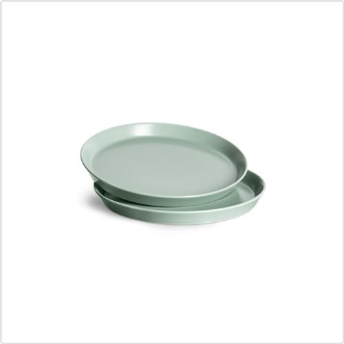 SPRINGLANE Frühstücksteller Ø 19cm, 2er-Set Sweet Scandi aus Keramik, Mint, Spülmaschinengeeignet, Backofen- und mikrowellenfest