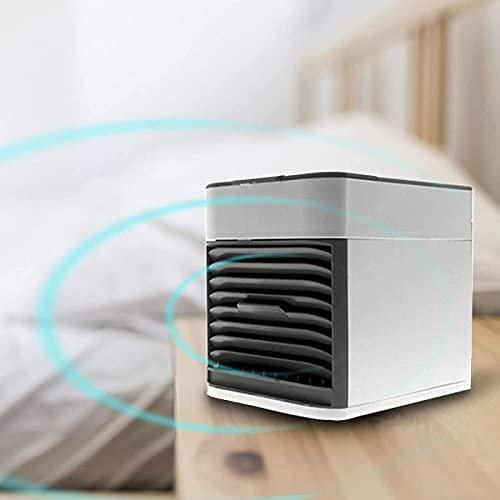 VVLXRIC Aire Acondicionado PortáTil Sin Tubo Exterior, FáCil De Usar Ventilador con Aire Frio, Utilice Solo Agua Limpia Miniaire Acondicionado PortáTil, para El Hogar Y La Oficina