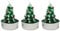 AEX 3X Christmas Tea Light Candles Handmade Delicate Santa Claus Snowman Acorn Tree Candles for Christmas Decoration Gifts (Christmas Tree Tea Light Candle)