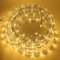 Wisada LED Lichtschlauch Außen 100M,36 LEDs/m LED Schlauch 220V LED Indoor Leuchtstoffröhre, Outdoor Gelb LED Lichter Wasserdicht Lichterschlauch für Terrasse Wohnzimmer Weihnachten Partydeko