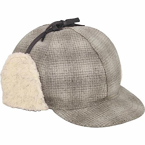Stormy Kromer Snowdrift Cap Isolierte Wolle Wintermütze mit Ohrenklappen, Fog, SMALL