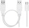 CY Cable USB 3.1 tipo C USB-C a doble A macho, cable de datos y alimentación extra para disco duro de teléfono
