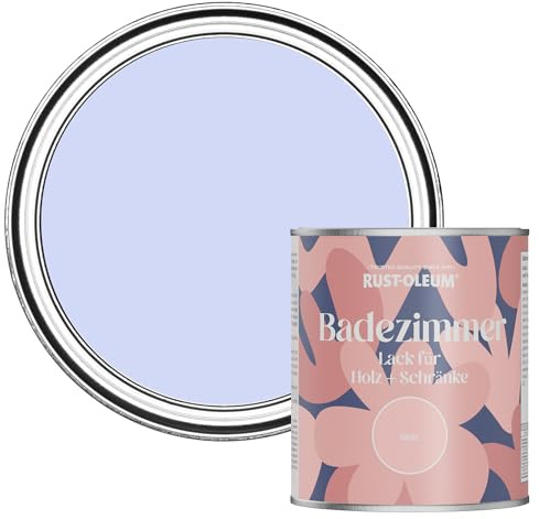 Rust-Oleum Purple Moisture Resistant Bathroom Wood and Cabinet Paint in Matt Finish - Be My Mermaid 750ml