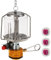 CalmGeek Outdoor Portable Camping Gas Lantern Piezo Ignition Mini Gas Tent Lamp Light with 3 Mantles