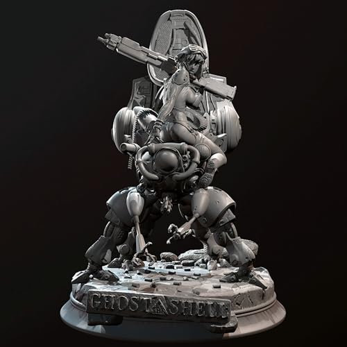 Goodmoel 75mm Sci-Fi Mechanical Female Warrior Resin Figure Kit Unpainted and Unassembled Resin Model Parts //Bi3s-6