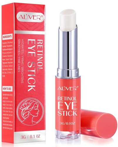 P-Beauty Retinol Augencreme Stift | Anti-Aging, Faltenreduktion | Kollagen & Hyaluronsäure | feuchtigkeitsspendende Augenpflege | Eye Cream | Augenstift | gegen Tränensäcke | 1 Stift
