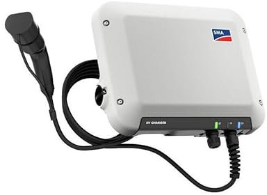 NAKA Wallbox SMA EV Ladekabel Für E-Auto 22 kW Dreiphasig Elektro-Auto-Ladegerät Kabel Charger Typ 2 Stecker 5m Weiss