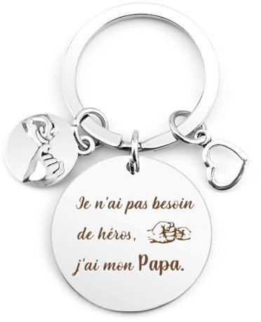 Cadeau Original Pour Papa - Porte-Clef Saint Valentin, Anniversaire, Fête Des Pères, Noël - Idée Cadeau Beau-Père
