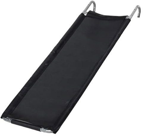 Rutsche für Trampolin, Universalrutsche für Trampolin mit Griffen, Rutsche für Trampolin, Zubehör für Kinder, Schiebeleiter für Trampolin, einfach zu installieren, passend für alle Arten von Trampoli