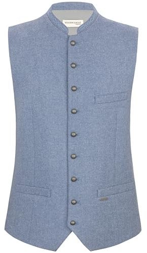 Stockerpoint Devito Herren Trachtenweste, hellblau, 54