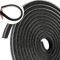 Joint à brosse autocollant de 10 m - Coupe-vent - Étanche à la poussière - Pour portes coulissantes, fenêtres, garde-robes