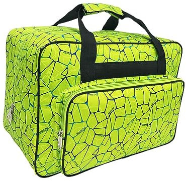 siduytin Bolsa para máquina de coser duradera y resistente a los arañazos, para almacenamiento, sin hilos sueltos, nailon, Unisex, impermeable, con cremallera suave, Verde