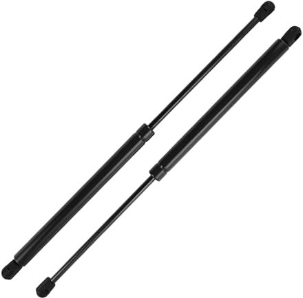 Motoforti 510mm 668N Gasdruckdämpfer Gasdruckfeder 150lb Gasfeder für Bettkasten, Türen, Bodenluken, Schuppenfenster Schwarz, 2er Set