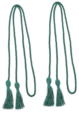 Anneome 2pcs Graduation Honor Cord Tassels Military Green Graduation Costume Rope Decorative Decorations for Ceremony and Celebration