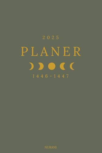 Islamischer Jahresplaner 2025 (1446-1447) - Grün: Jahresplaner und Journal, 209 Seiten, 6x9 Zoll , Islam Design, Geschenk, Kalender, 2025, Grün.