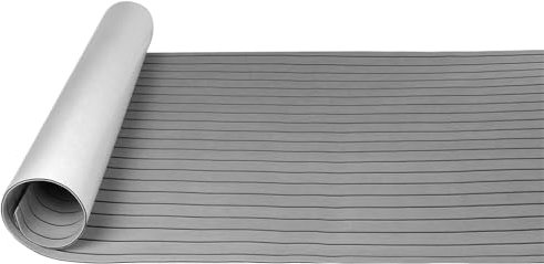 JYMALISA Boat Flooring 600/900/1200x2400mm Teak Flooring Self Adhesive EVA Boat Yacht Marine Flooring FauxTeak Decking Sheet Pad Foam Floor Mat