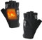 SWTHM Beheizte Handschuhe, halbe Finger, 3 einstellbare Wärmestufen, Handschuhe mit Akku 2000 mAh, wasserdicht IPX3, für Winter und Arbeit