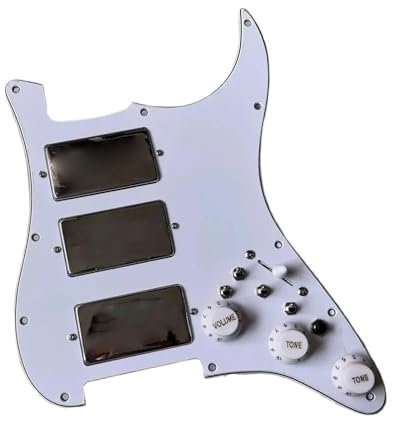 Schlagbrett-Tonabnehmer Vorverdrahtetes HHH-Gitarren-Schlagbrett 3 Alnico-V-Humbucker-Tonabnehmer Mit Coil-Split-Schalter Für ST-E-Gitarre