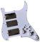 Schlagbrett-Tonabnehmer Vorverdrahtetes HHH-Gitarren-Schlagbrett 3 Alnico-V-Humbucker-Tonabnehmer Mit Coil-Split-Schalter Für ST-E-Gitarre