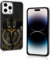 Odhtst Aesthetic Black Dragon Bookish Phone Case Compatible with iPhone 14 Pro Max Case 6.7 Inch, TPU Shockproof Protection Vintage Book Lovers Gifts Fantasy Wings Phone Case for Girls Women Cover