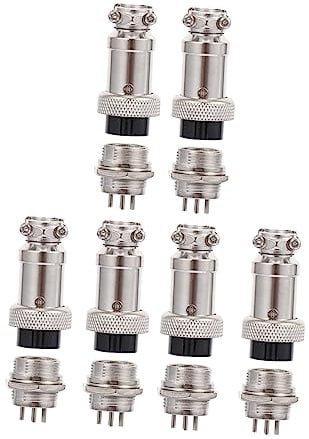 Hemobllo 12pcs Aviation Socket Male and Female Plug Cable Connector for Electrical Wire Joint