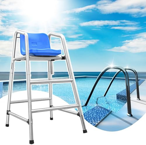 Sillas de salvavidas para piscinas de 120, 150 y 180 cm de alto, sillas de observación para salvavidas en piscinas públicas/sillas de salvavidas para piscinas para áreas de juegos infantiles