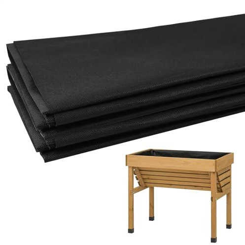 Gewebeabdeckung Für Große Pflanztröge, 160*210cm Landschaftsstoff, Non-woven Fabric Planter Liner Für Outdoor-Pflanzen, Bodendecker Boden Block Gartenarbeit Matte, Garten Tuch Für Einfahrt, Straße