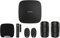 AJAX Kit 2G+LAN Allarme Wireless StarterKit per Appartamenti, 2 Rilevatori di Movimento, 2 Keyfobs, 1 Sensore Porta, 1 Sirena Domestica, Scheda SIM, Garanzia Ufficiale (nero)