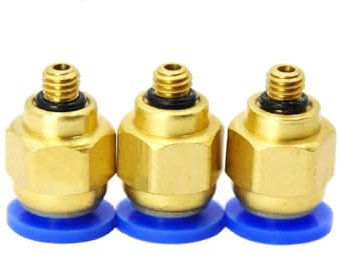 PKNVKZIDK 10pcs BSPT PC6-M5, 6mm to M5 Pneumatic Connectors Male Straight One-Touch Fittings