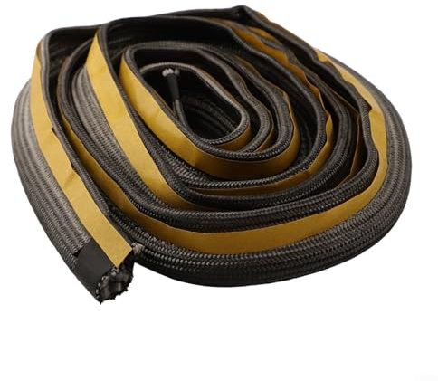 Joint de porte pour poêle à bois, colle à feu fiable avec forte adhérence (2 mètres)