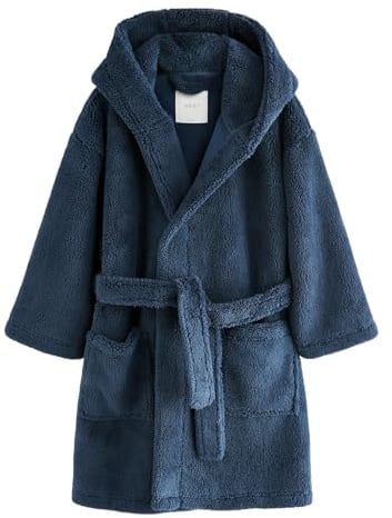 NEXT Jungen Standard Fleece-Bademantel Marineblau 158-164