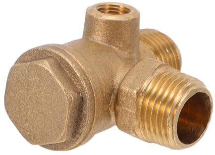 Alipis Clapet Simplifie L'installation Anti-retour 20mm en Cuivre et Empêche le Reflux D'air pour Compresseur Silencieux Accessoire pour Atelier Industriel