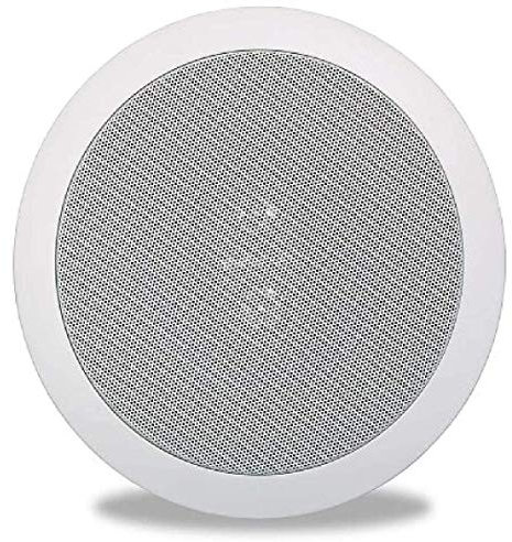 Polk Audio RC6s 100 W Lautsprecher (Decke/Wand, weiß/schwarz, 1,91 cm/16,5 cm, 6,5 cm) - Stereo-Sound, Wasserfest, Alexa-kompatibel