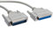 cablewholesale 's Serial Verlängerung Kabel, DB25 Stecker auf DB25-Buchse, RS-232, 1: 1, 50 Fuß