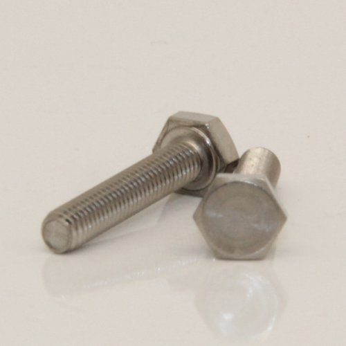 10 Stück Sechskantschrauben M 4X30 DIN 933 VA Edelstahl V2A