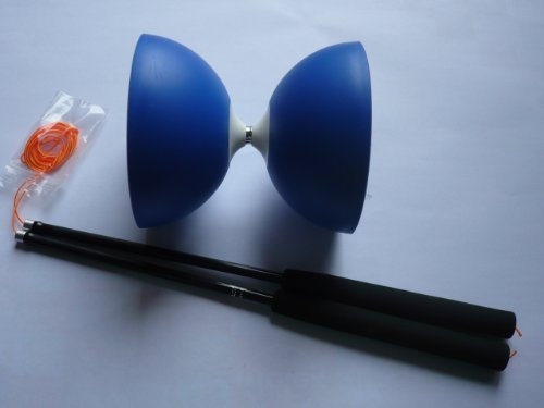 Henrys Circus Diabolo Blau mit ULK2 Weiss + Carbon schwarz