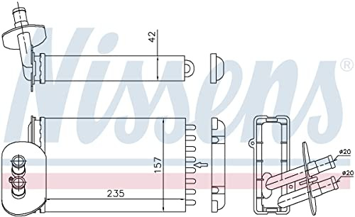 Nissens HVAC Heater Core - 73977