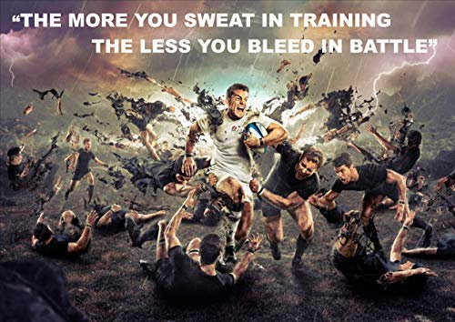 'Rugby Aufschrift Inspiration Poster Tabelle 1 FORMAT A3