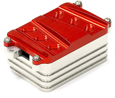 Integy RC Model CNC-Machined Aluminum Alloy Receiver/Radio Box Designed for Axial 1/10 SCX-10