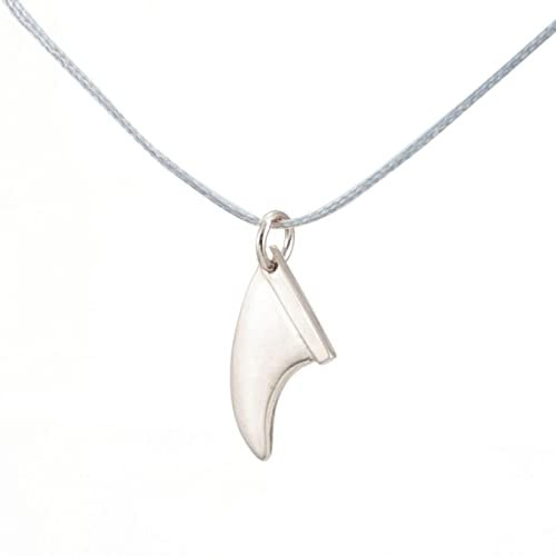 Silber Schmuck Anhänger Surfboard Surfbrett Finne Grösse S