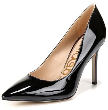 Sam Edelman Women's Hazel Pump, Black Black Leather, 5.5 UK