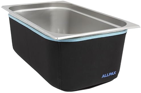 Allpax Isolierung für GN 1/1 Behälter, aus wasserabweisendem Neopren, Wärme Isolierung von Sous Vide Wasserbädern, hält Speisen länger warm, für Behälter mit 20 cm Höhe