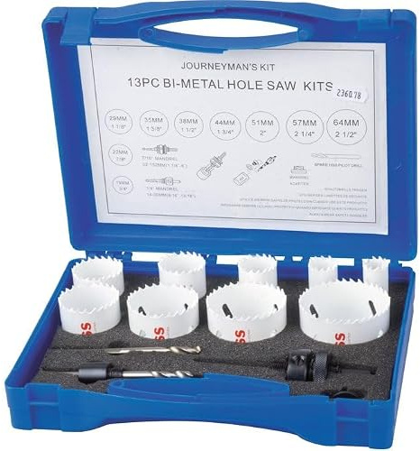 Scie trépan à dent - Coffret de 12 pièces - Riss