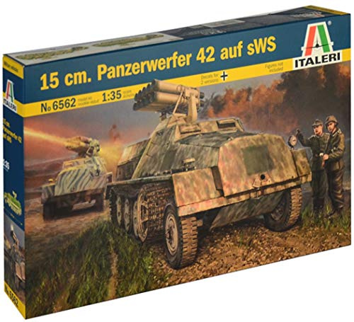 Italeri IT6562 6562S - 1:35 15cm Panzerwerfer 42 auf SWS , Modellbau, Bausatz, Standmodellbau, Basteln, Hobby, Kleben, Plastikbausatz, detailgetreu