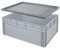 BRB Eurobox BxTxH 800x600x320 mm, 130 Liter, mit Stülpdeckel, 2 Griffleisten, Industriequalität, lebensmittelecht